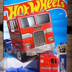 Mattel Hot Wheels Red and Blue Truck